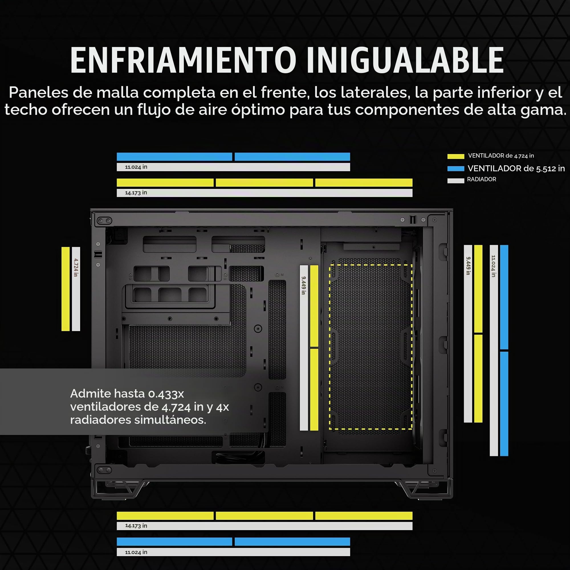 Amazon.com: CORSAIR 2500D Airflow mATX Caja para PC – Sin
